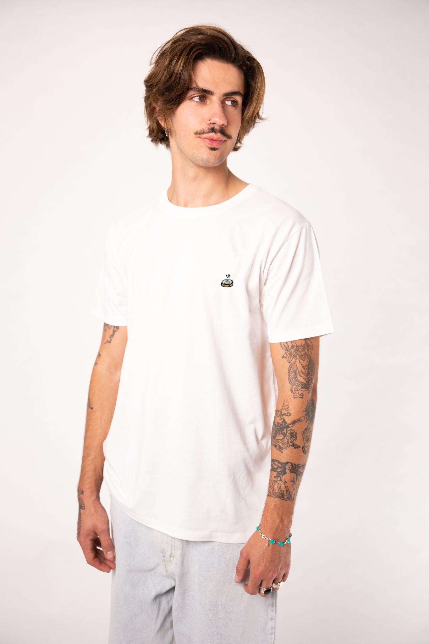 Dumplings | Besticktes Männer Bio Baumwoll T-Shirt