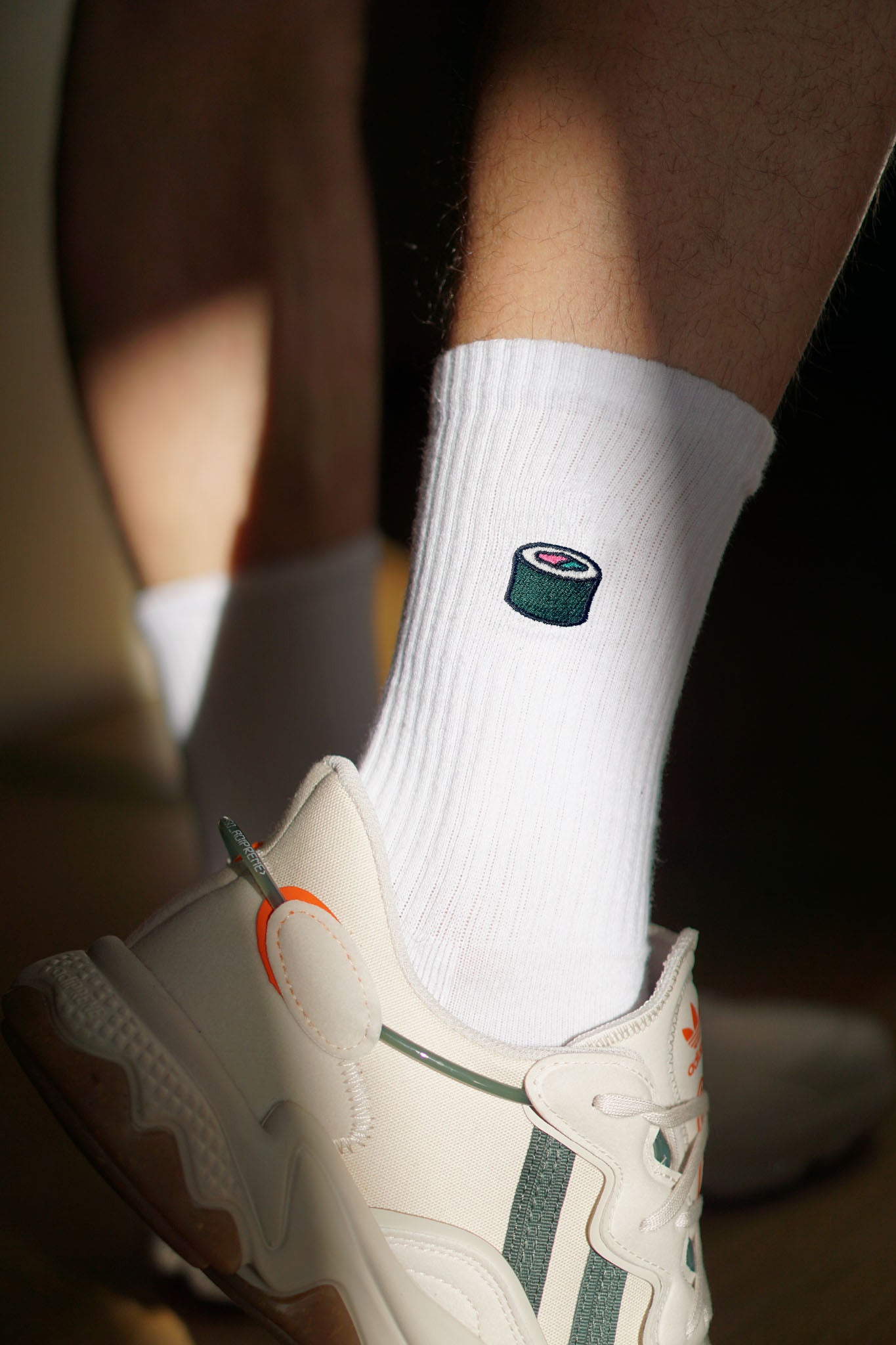 Sushi Maki | Bestickte Bio Baumwoll Socken