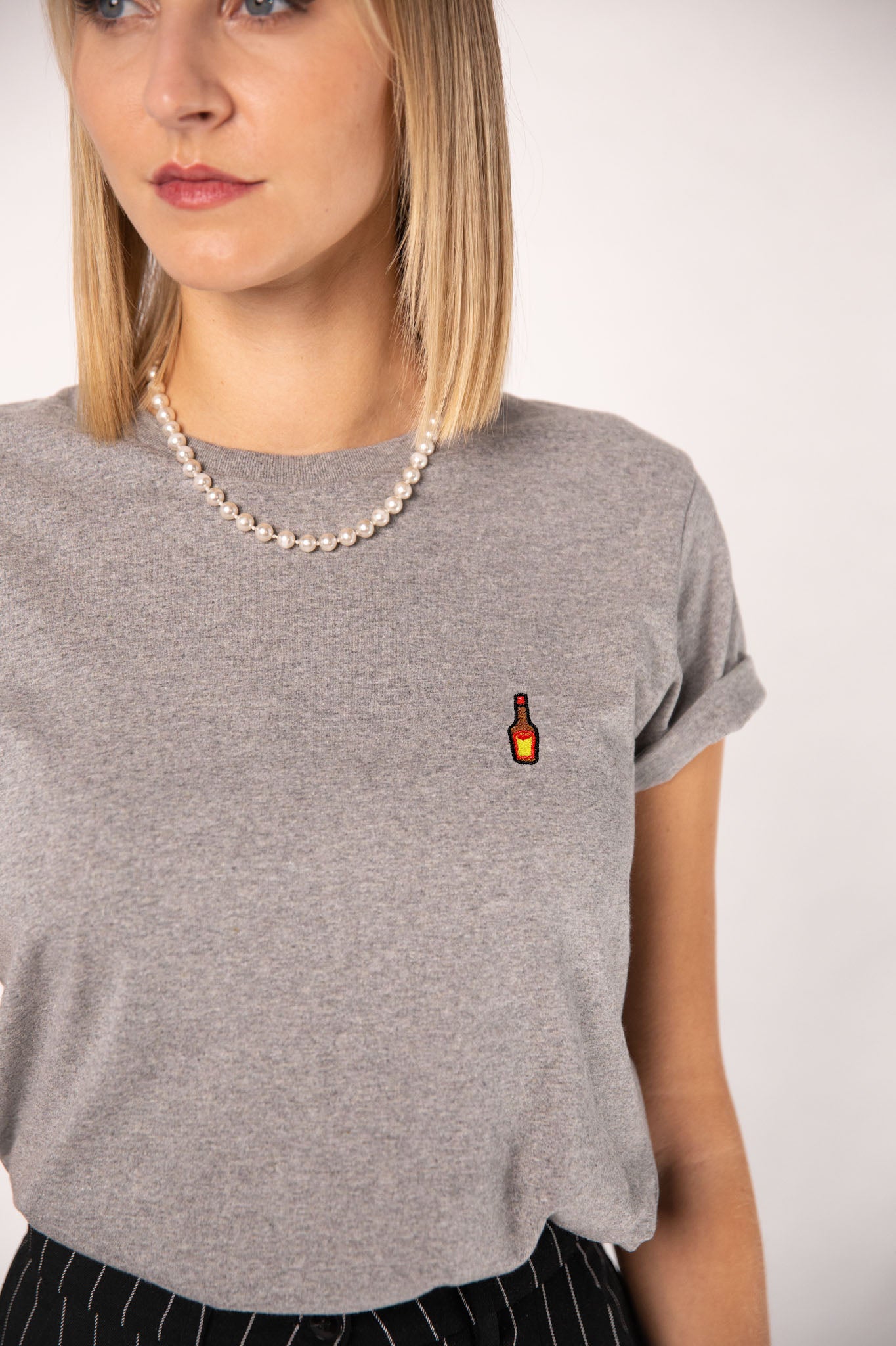 Würze Fix | Besticktes Frauen Oversized Bio Baumwoll T-Shirt