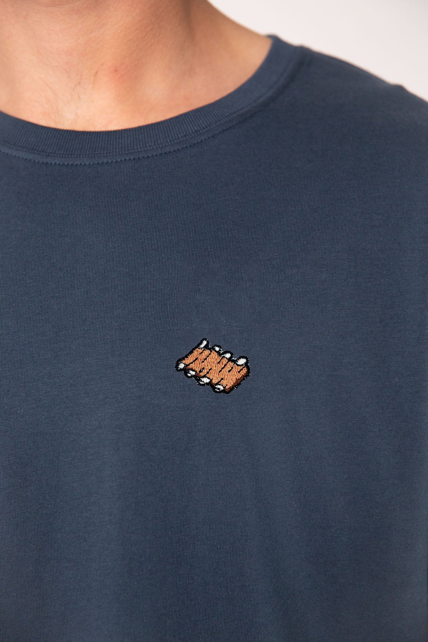 Rippchen  | Besticktes Männer Bio Baumwoll T-Shirt